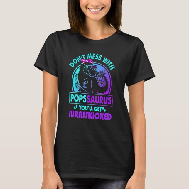 Camiseta Don Mess Com Popssaurus Você Vai Ter Jurasschutado (Frente)