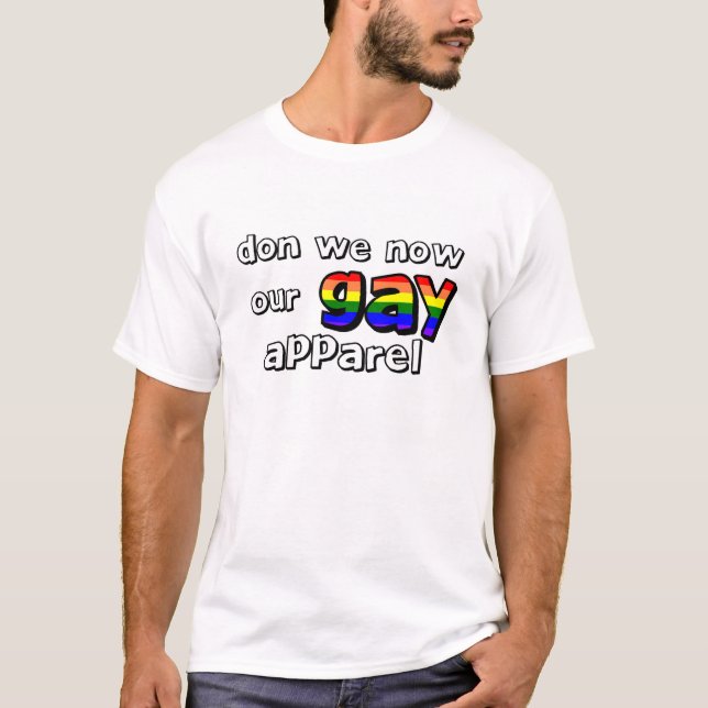 Camiseta Don nós somos agora roupa alegre! (Frente)