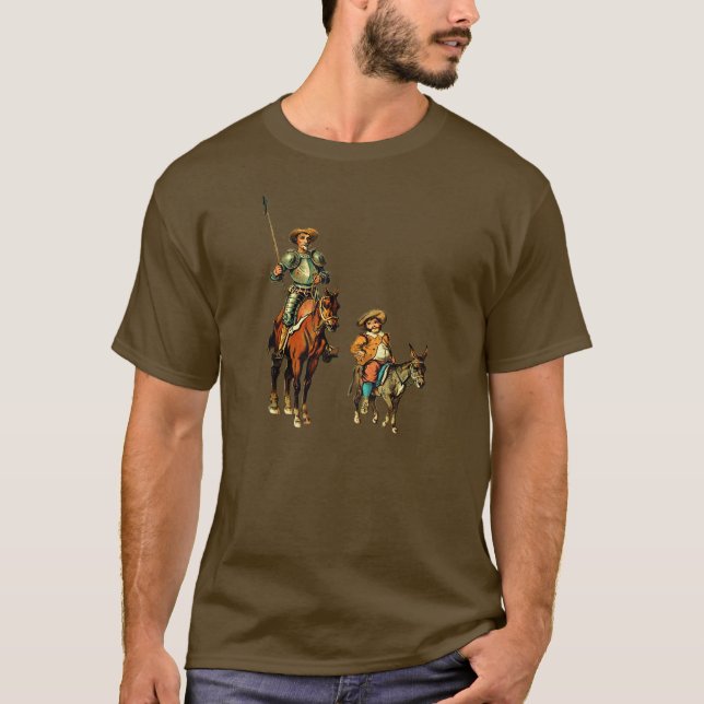Camiseta Don Quixote e Sancho Panza (Frente)