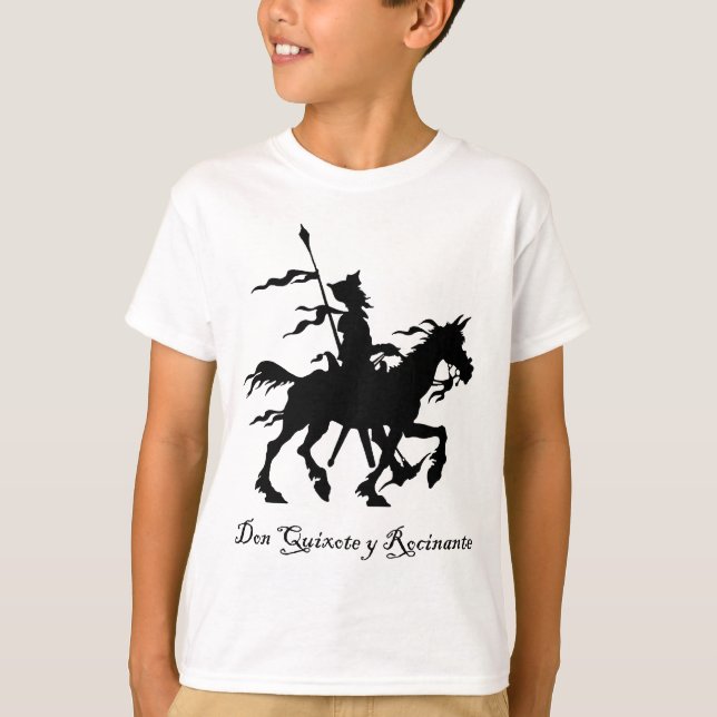 Camiseta Don Quixote monta outra vez (Frente)