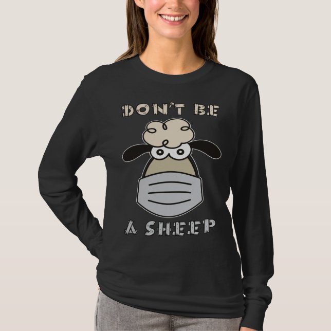 Camiseta Don t Be A Sheep (Frente)