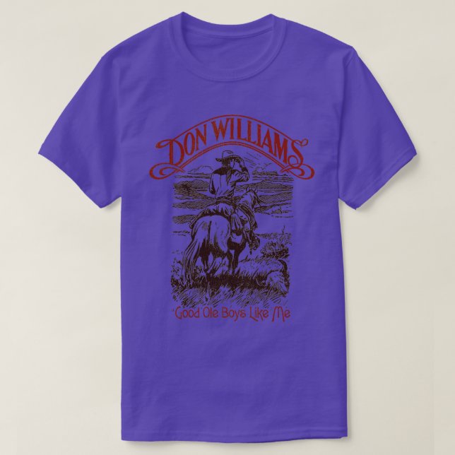 Camiseta Don Williams Good Ole Boys (Frente do Design)