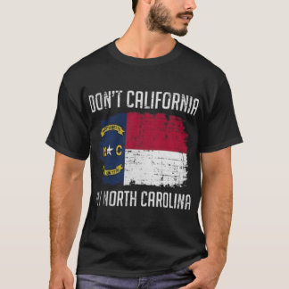 CAMISETA DONA CALIFÓRNIA MINHA CAROLINA DO NORTE