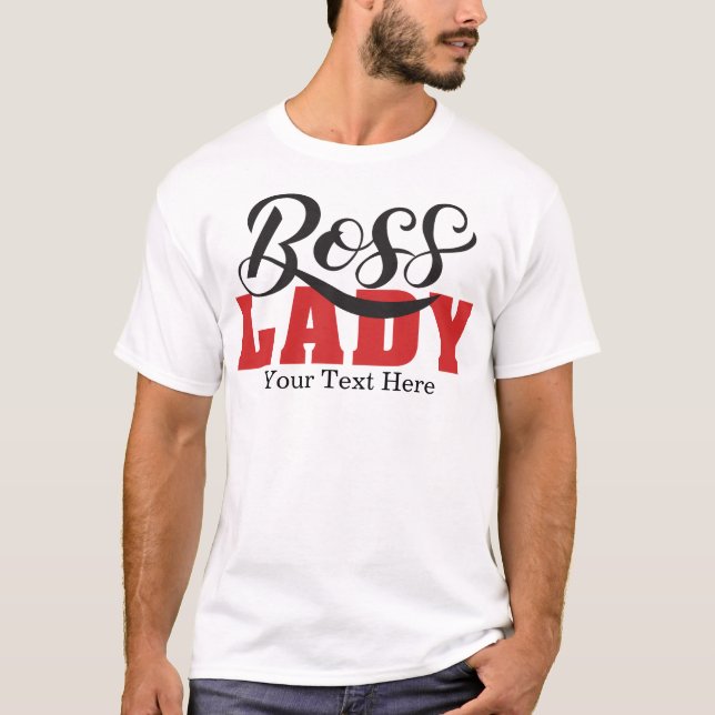 Camiseta Dona Chefe – Design de Mulher Forte e Confiante (Frente)