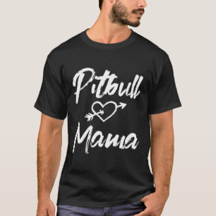 Camiseta Dona de Cachorro Pitbull Mãe