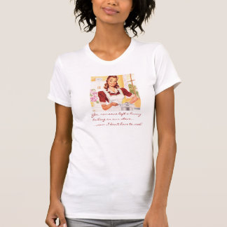 Camiseta Dona de casa de ebulição do 50 do coelho