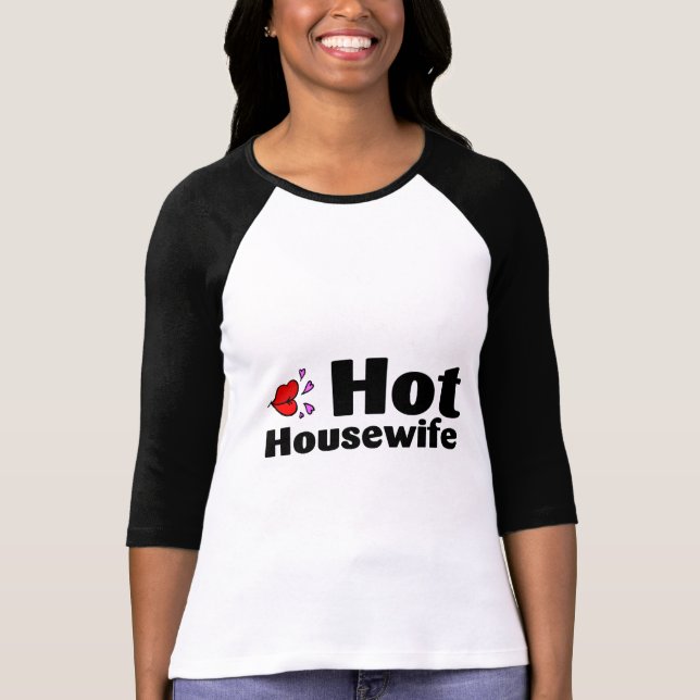 Camiseta Dona de casa quente (Frente)