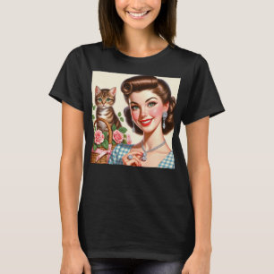 Camiseta Dona de Gato Fofo