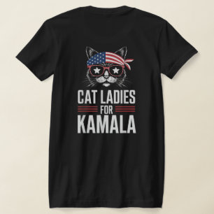 Camiseta Dona de Gato sem Filhos para Kamala 2024
