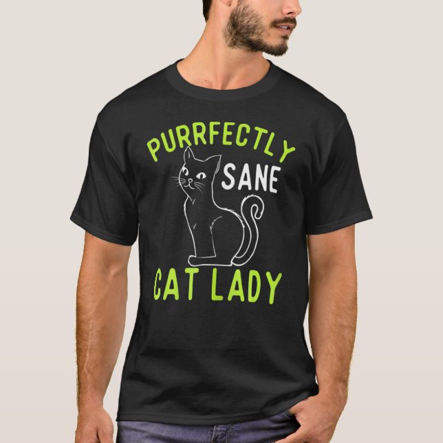Camiseta Dona de Gato Totalmente Sã C (Frente)