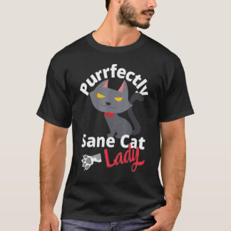 Camiseta Dona Gata Louca Dona Gata Perfeitamente Sã