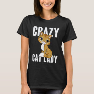 Camiseta Dona Gata Louca Gatos Engraçados Gatinhos Fofos Am