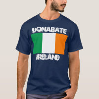 Donabate, Irlanda com bandeira irlandesa