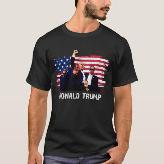 Camiseta Donal Trump 2024 | Estante de Vamos com Donald Tru