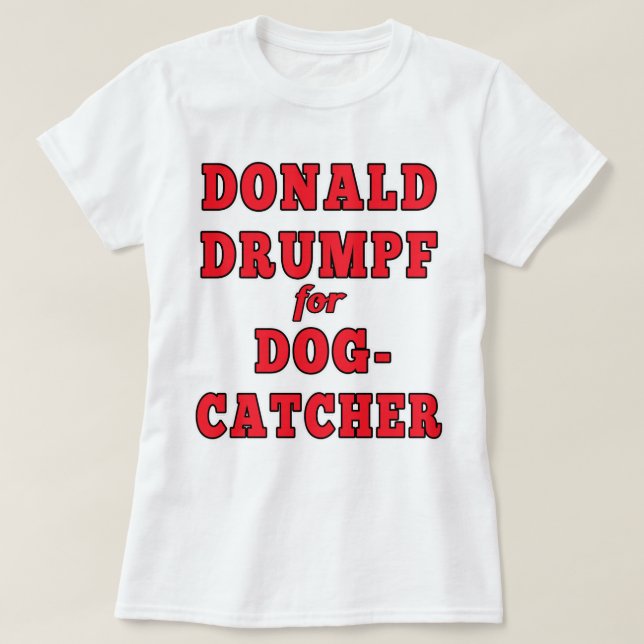 Camiseta Donald Drumpf para a paródia engraçada do trunfo (Frente do Design)