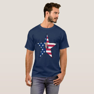 Camiseta Donald J. Trump~ Presidente~ US Flag~ Star ~ MAGA 