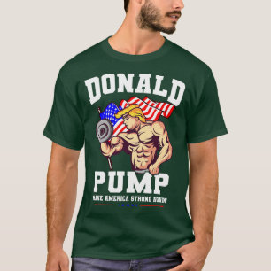 Camiseta Donald Pump Forte Novamente EUA