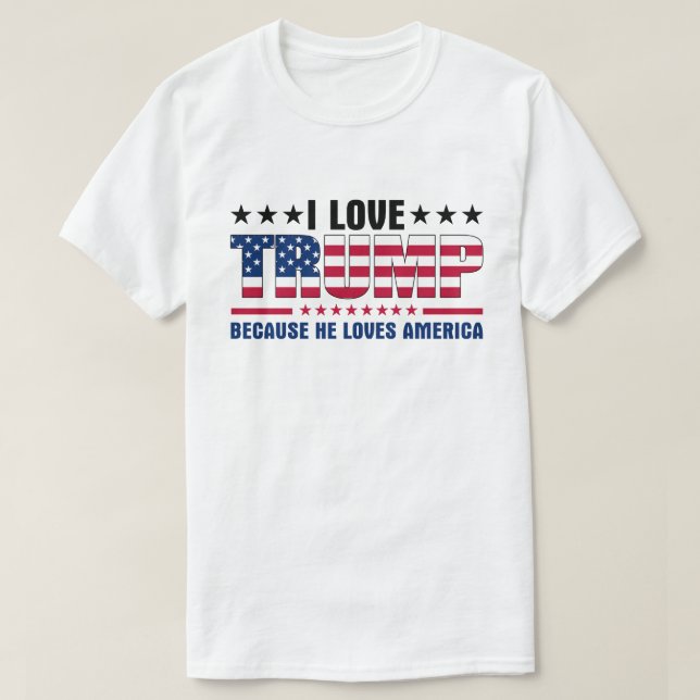 Camiseta Donald Trump (Frente do Design)