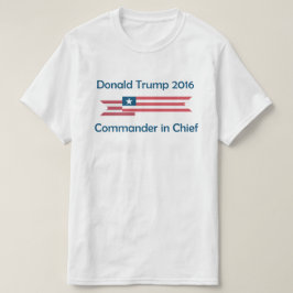 Camiseta Donald Trump 2016 Comandante em Chefe