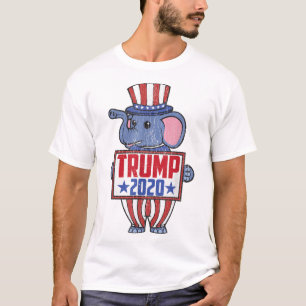 Camiseta Donald Trump 2020 Elefante Republicano