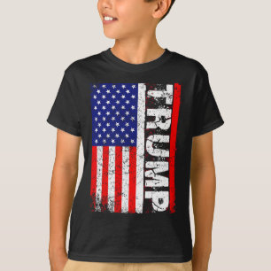 Camiseta Donald Trump 2020 Vintage Usa Flag T Shirts