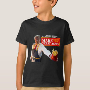 Camiseta Donald Trump 2024 Batata Frita - Faça Batatas Frit