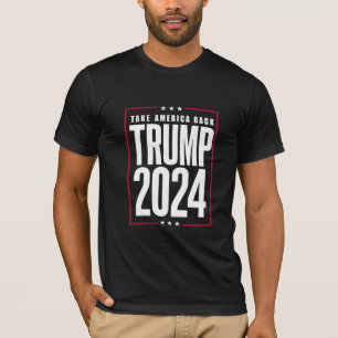 Camiseta Donald Trump 2024 De Volta à América Eleição
