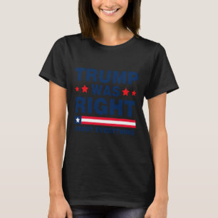 Camiseta Donald Trump 2024 Engraçado Trump Estava Certa De