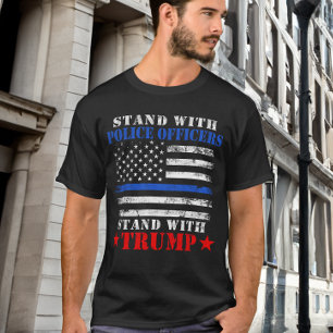 Camiseta Donald Trump 2024 fica com policiais