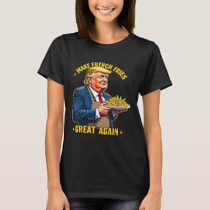 Camiseta Donald Trump 2024 Francês Fry - Make French Fries 