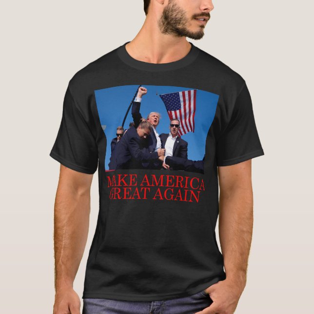 Camiseta Donald Trump 2024 - Hero Maga (Frente)