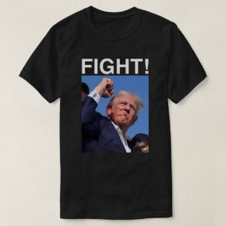 Camiseta Donald Trump 2024 LUTA Sobrevivida A Tiros Em Rall