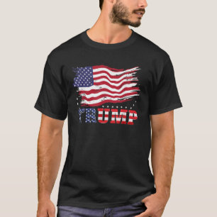 Camiseta DONALD TRUMP 2024 Recupera a bandeira americana