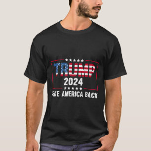 Camiseta Donald Trump 2024 Retrai A América De Volta