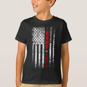 Camiseta Donald Trump 2024 toma a bandeira americana