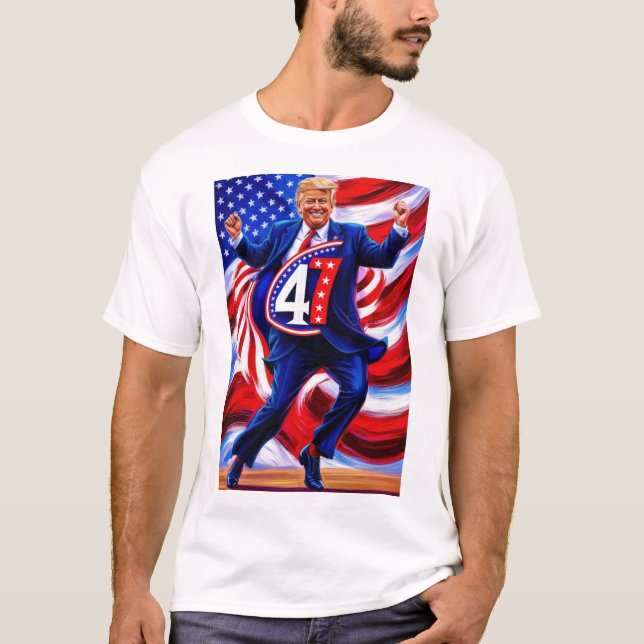 Camiseta Donald Trump 2024 Vencedor Presidencial 47 (Frente)