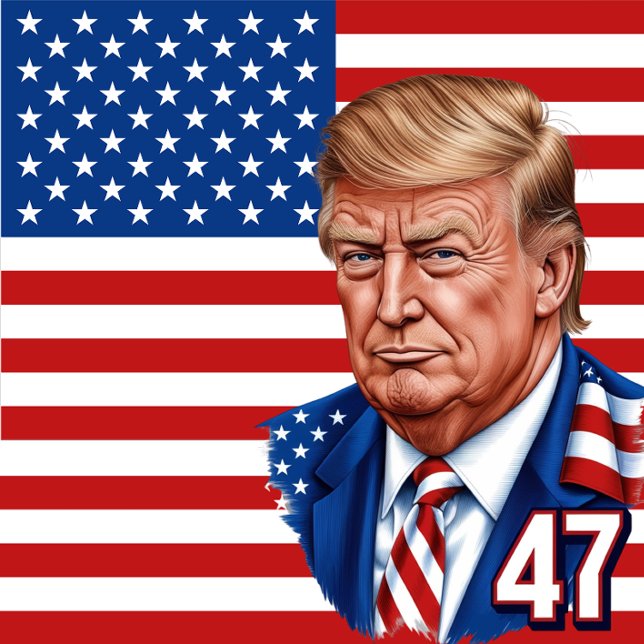 Camiseta Donald Trump 2024 Vencedor Presidencial 47 (Criador carregado)