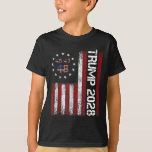 Camiseta Donald Trump 2028 Trump 45 47 48º Presidente Ameri