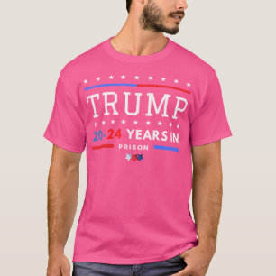 Camiseta Donald Trump 20-24 Anos Na Prisão