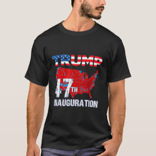 Camiseta Donald Trump 47.º Presidente 2025 Inauguração dos