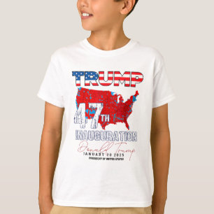 Camiseta Donald Trump 47.º Presidente 2025 Inauguração dos