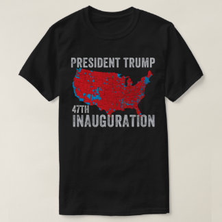 Camiseta Donald Trump 47.º Presidente 2025 Inauguração EUA