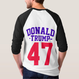 Camiseta Donald Trump 47 Eleição Presidencial 2024
