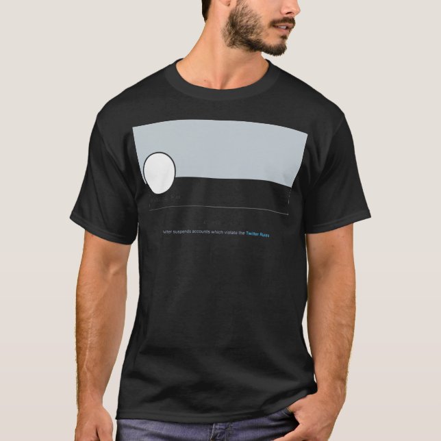 Camiseta Donald Trump Account Suspendeu Mug (Frente)