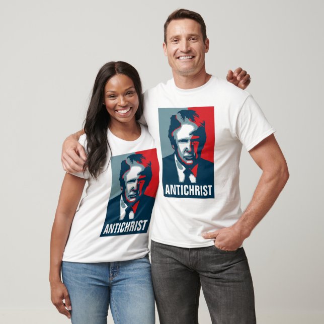 Camiseta Donald Trump ANTICHRIST (Unissex)
