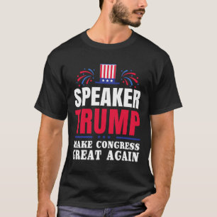 Camiseta Donald Trump Auto-falante Da Casa