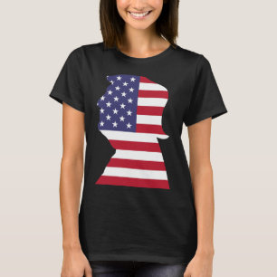 Camiseta Donald Trump Bandeira Americana Presidente Republi