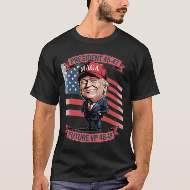 Camiseta Donald Trump Bobble Head VP Futuro (Frente)