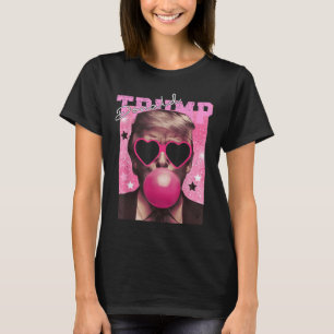 Camiseta Donald Trump Bubble Gum Pink Sungs