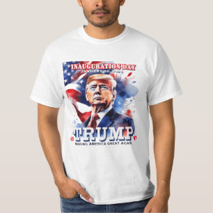 Camiseta Donald Trump Celebração de Inauguração